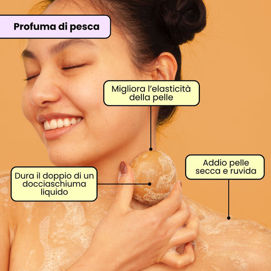 Gel douche velouté - Pêche et mangue