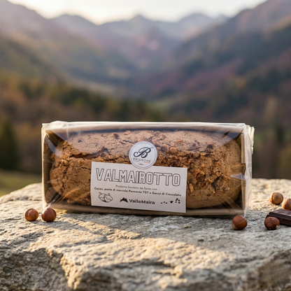 ValMairotto – Hefekuchen aus dem Maira-Tal mit Kakao und Haselnüssen – 220 g