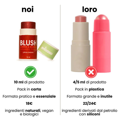 Rouge für Lippen und Wangen - Karamell Toast