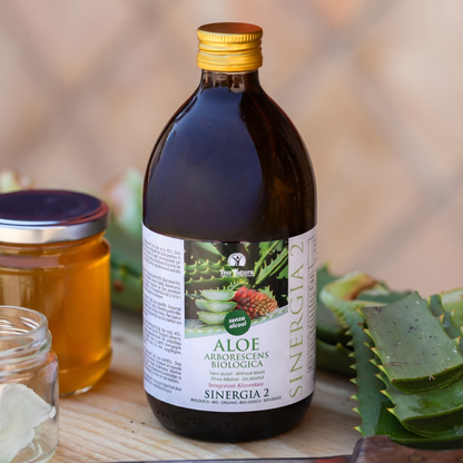 Aloe Arborescens e Miele Padre Zago | SINERGIA 2 | 500ml - Senza Distillato