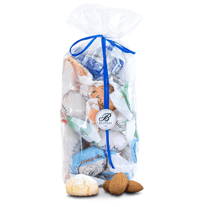Amaretti blandos variados con fruta