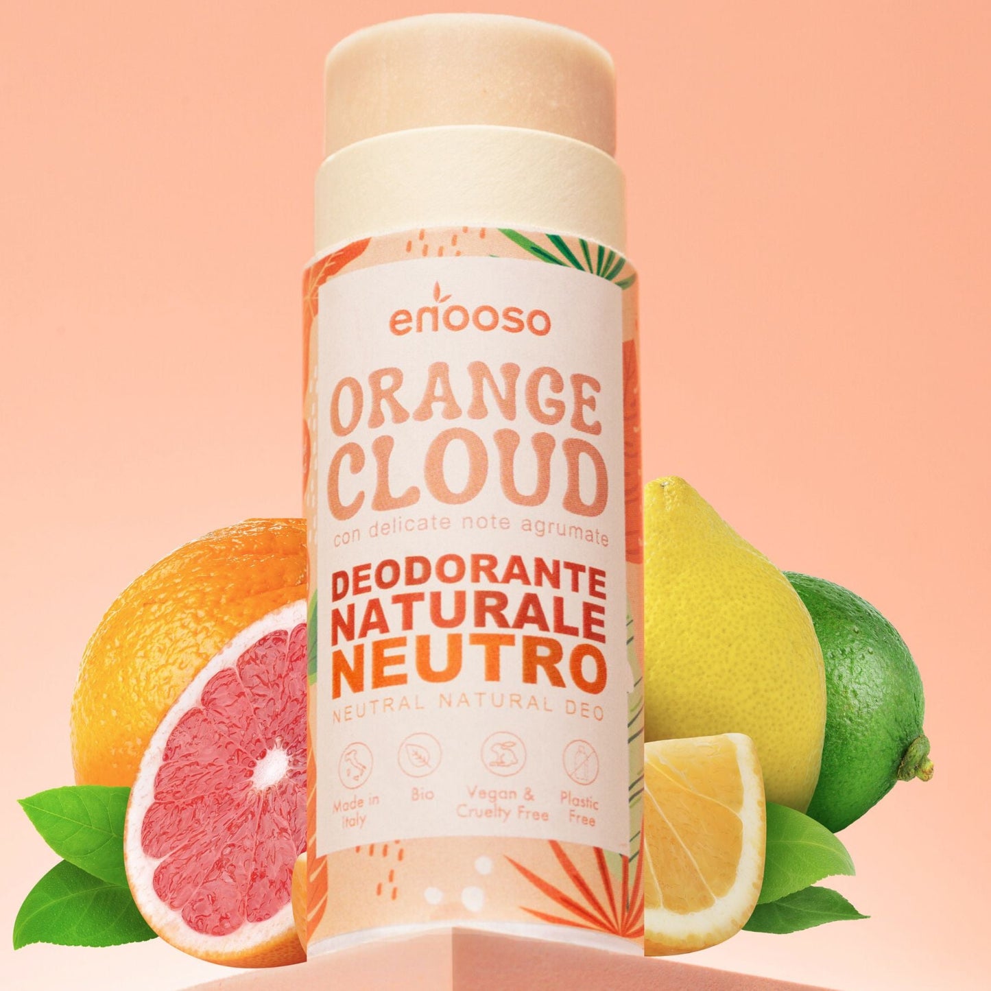 Déodorant solide neutre - Nuage d'orange
