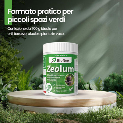 Zeolum – Barrière Naturelle à Base de Zéolite pour Potager et Jardin | Renfort Anti-Limaces pour Usage Amateur | Poudre Sèche ou Pulvérisée | Agriculture Biologique
