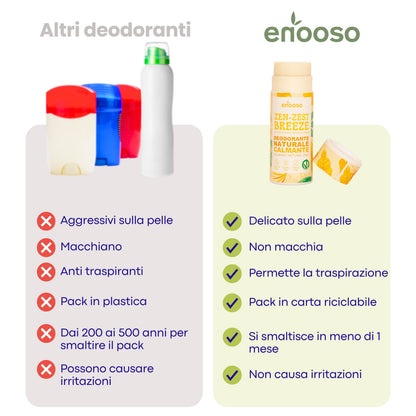 Beruhigendes festes Deodorant - Zen Zest Breeze