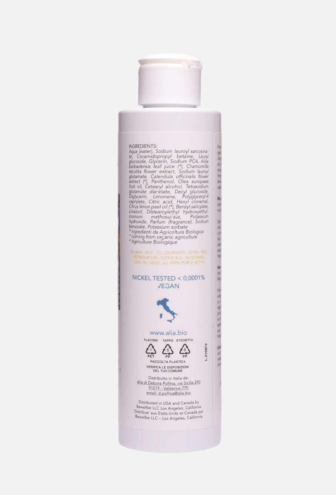 Shampoo Purificante Alia Skin Care