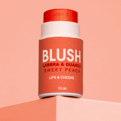 Blush para Lábios e Bochechas - Pêssego Doce
