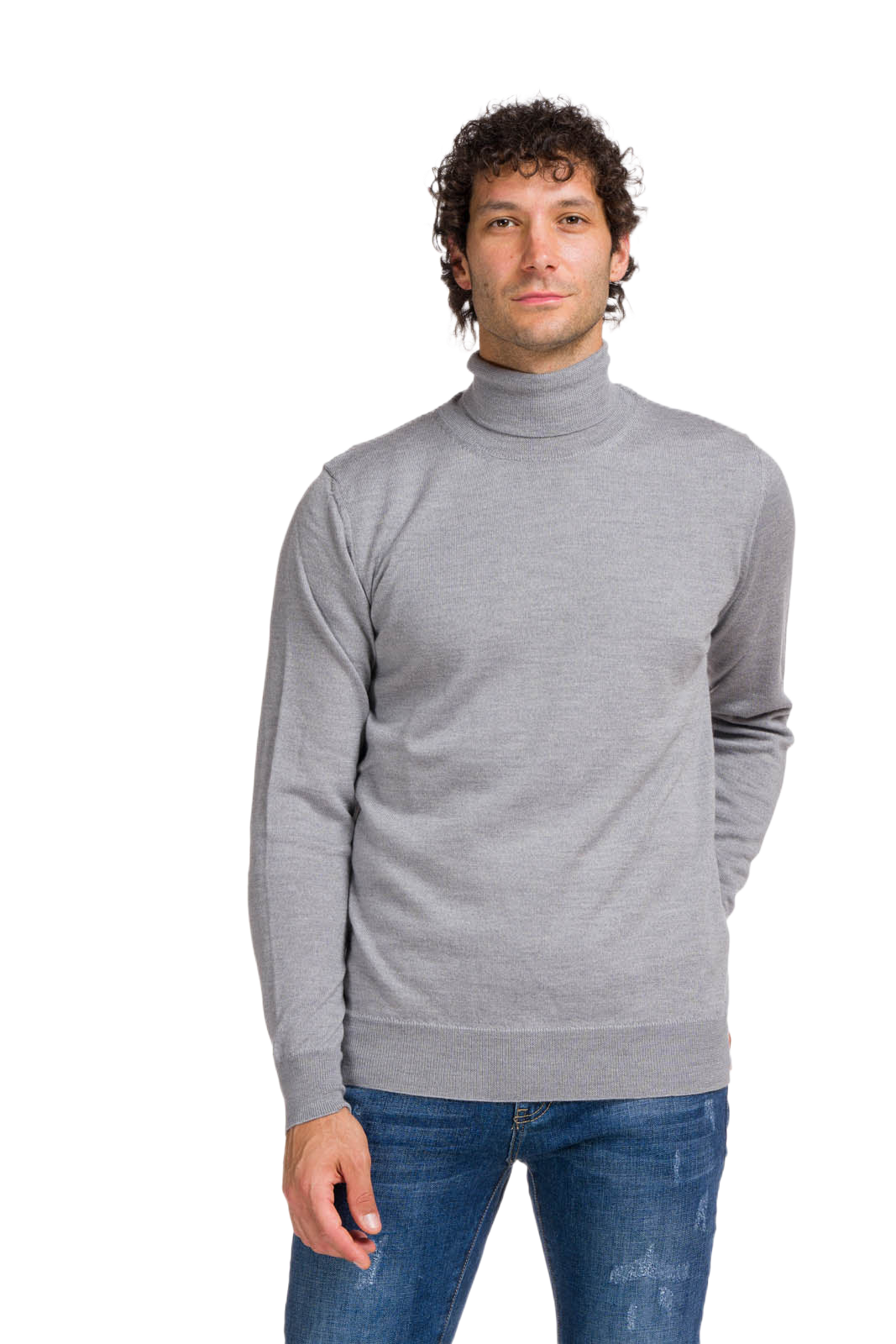Alberto: classic men's turtleneck sweater