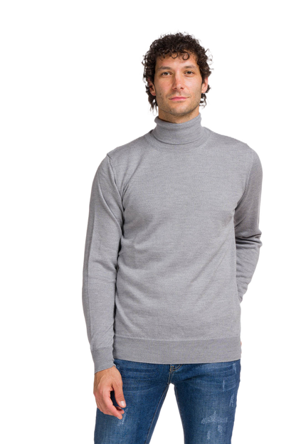 Alberto: classic men's turtleneck sweater