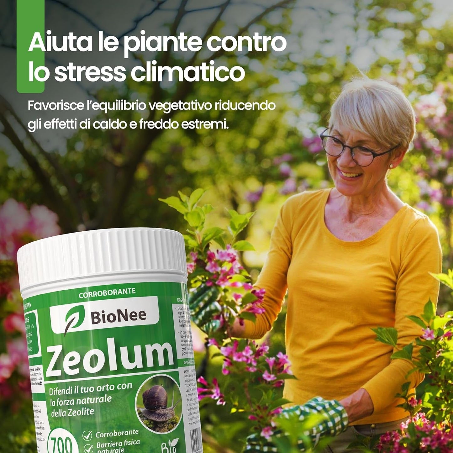 Zeolum – Barrière Naturelle à Base de Zéolite pour Potager et Jardin | Renfort Anti-Limaces pour Usage Amateur | Poudre Sèche ou Pulvérisée | Agriculture Biologique