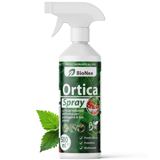 Extrato de Urtiga Spray 500 ml – Pronto para Uso – Natural, Protetor e Fortalecedor para Plantas – Ideal contra Pulgões, Ácaros e Traças – Para Agricultura Orgânica – Zero Resíduos