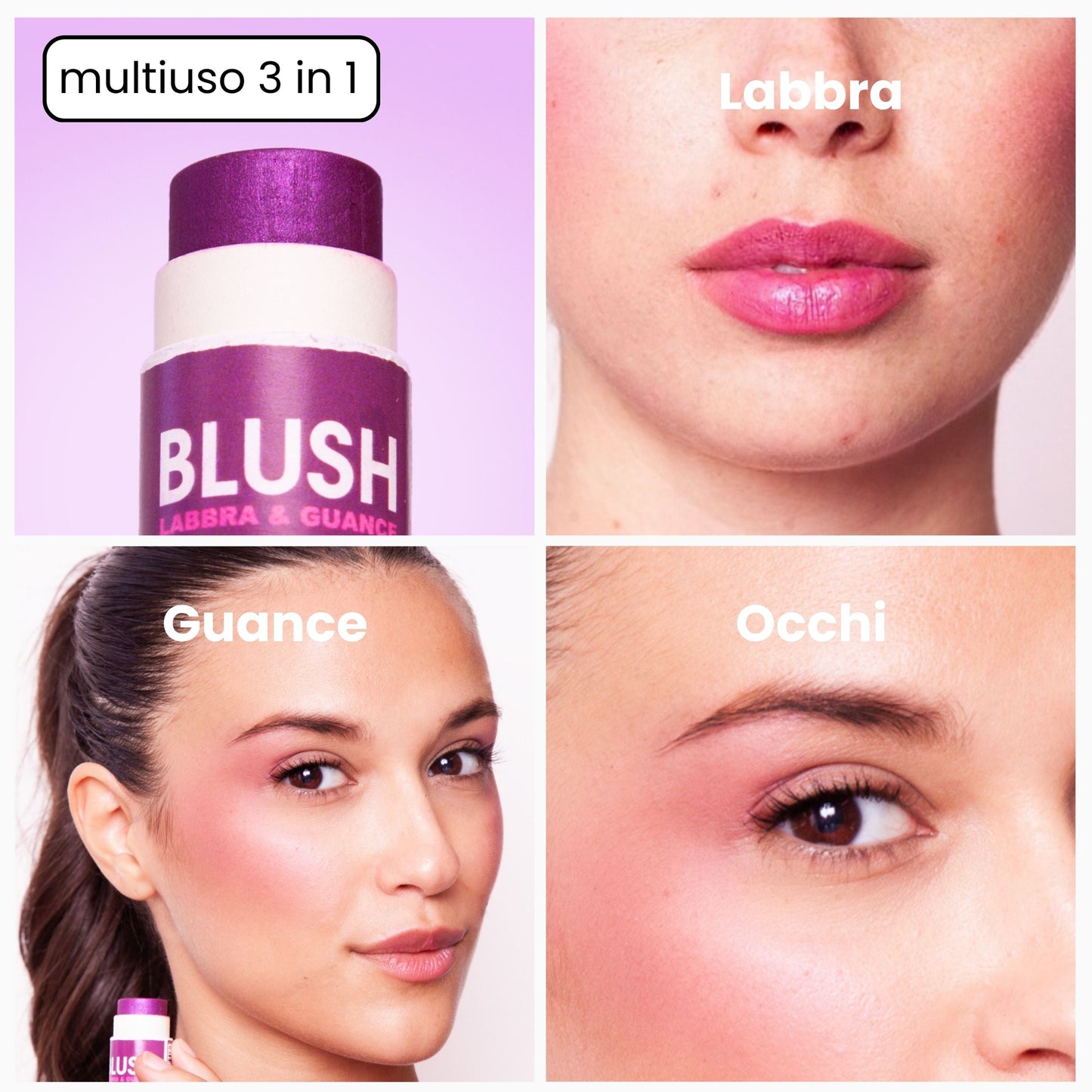 Rouge für Lippen und Wangen - Purple Galaxy