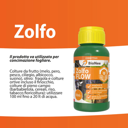 Zolfo Flow, Correttivo per Migliorare le Produzioni, 100 ml