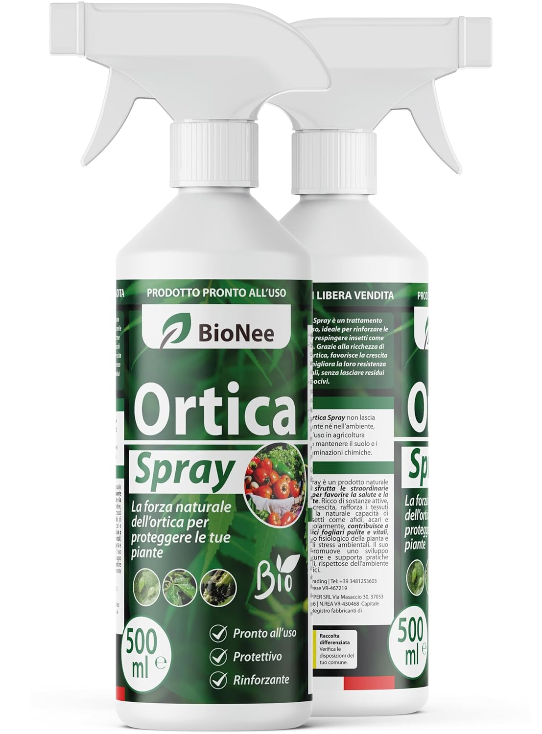 Extrait d’Ortie Spray 500 ml – Prêt à l’Emploi – Naturel, Protecteur et Renforçant pour Plantes – Idéal contre Pucerons, Acariens et Tordeuses – Pour Agriculture Biologique – Zéro Résidus