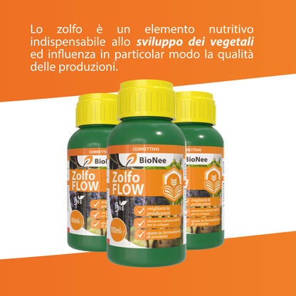Zolfo Flow, Correttivo per Migliorare le Produzioni, 100 ml