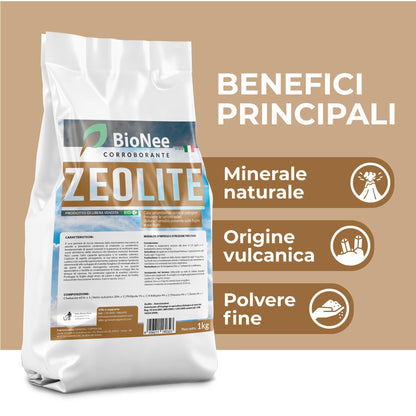 Bionee_ZEOLITE Potenzia le Difese naturali IN POLVERE PURA ULTRA MICRONIZZATA 20MY 1 kg