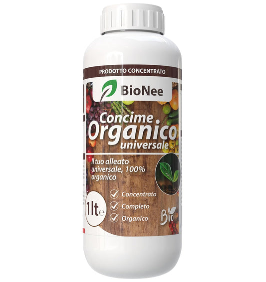 Engrais Universel Organique Liquide – Riche en Acides Aminés – Usage Racinaire et Foliaire – Autorisé en Agriculture Biologique – 1L – Nutriment pour Plantes Vigorantes