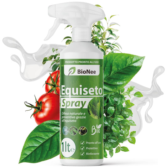 Equiseto Spray 1 l | Pronto all’Uso | Protettivo Naturale Preventivo | Difesa contro Oidio e Peronospora | Per Orti, Frutteti e Colture Biologiche