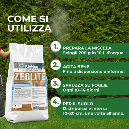 Bionee_ZEOLITE Potenzia le Difese naturali IN POLVERE PURA ULTRA MICRONIZZATA 20MY 1 kg