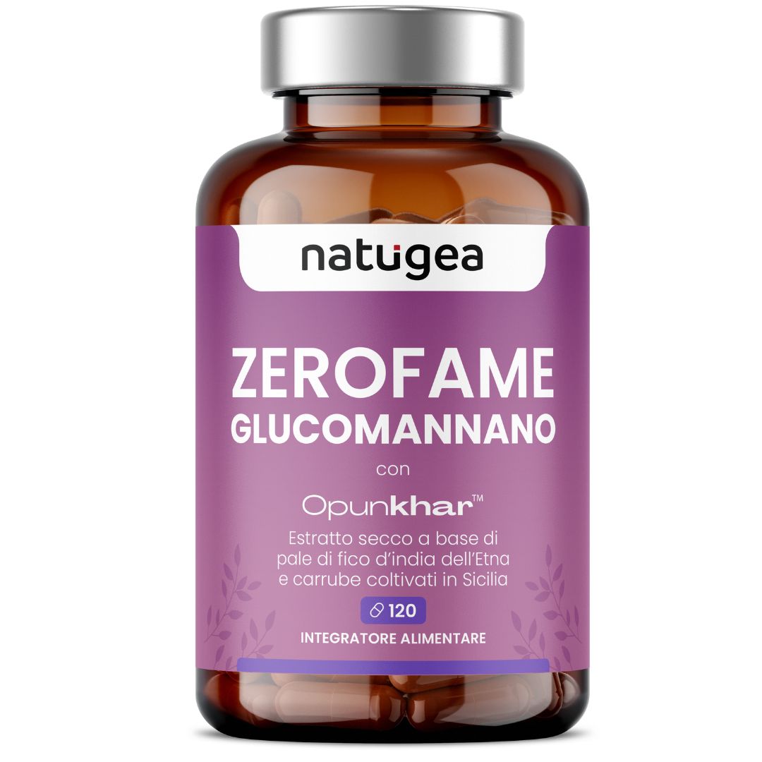 ZEROFAME glucomannan with Konjac and Opunkhar