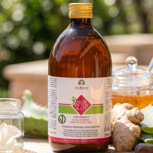 Organic Supplement Aloe Vera, Ginger, Lemon, and Turmeric