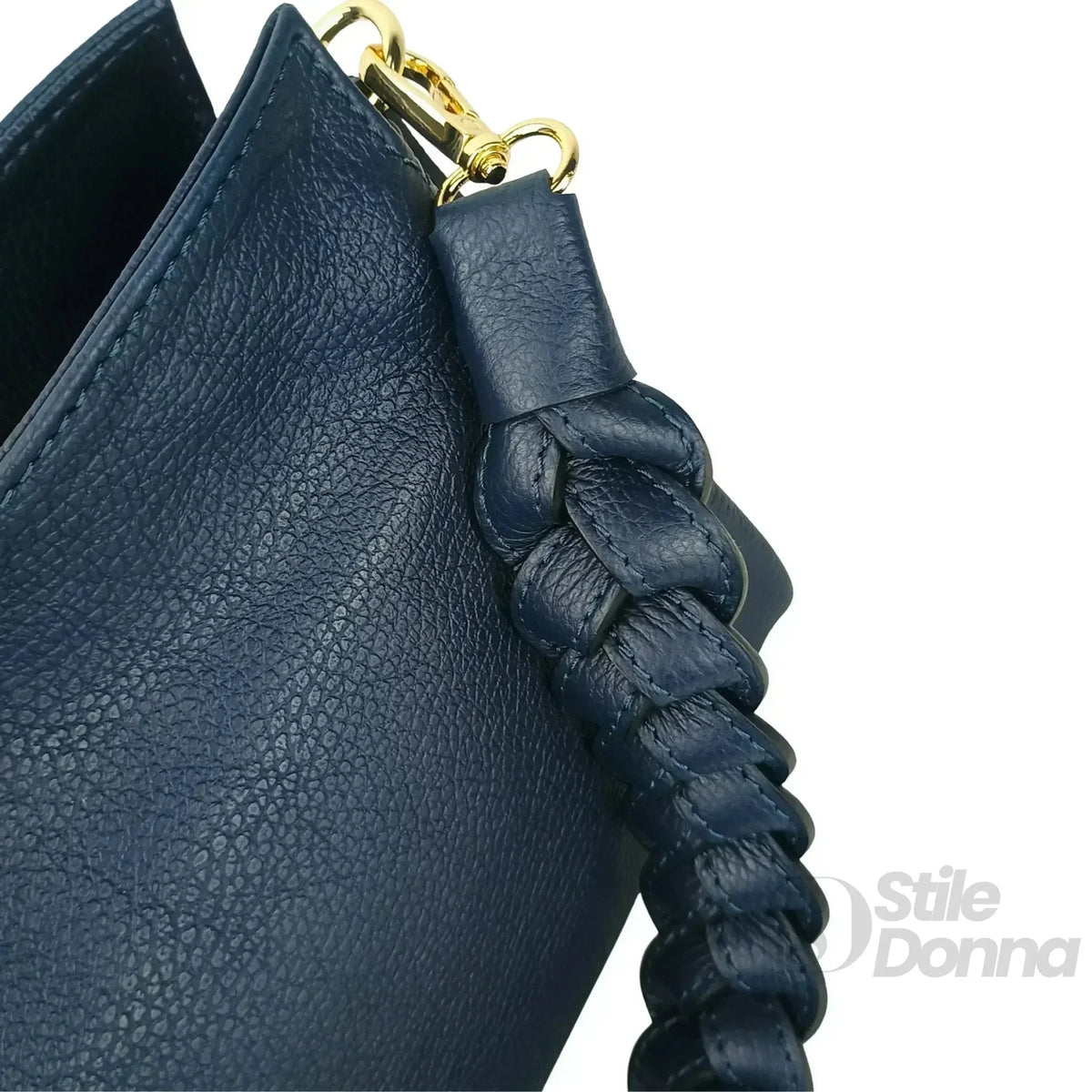 Bolso de hombro Amora de cuero auténtico