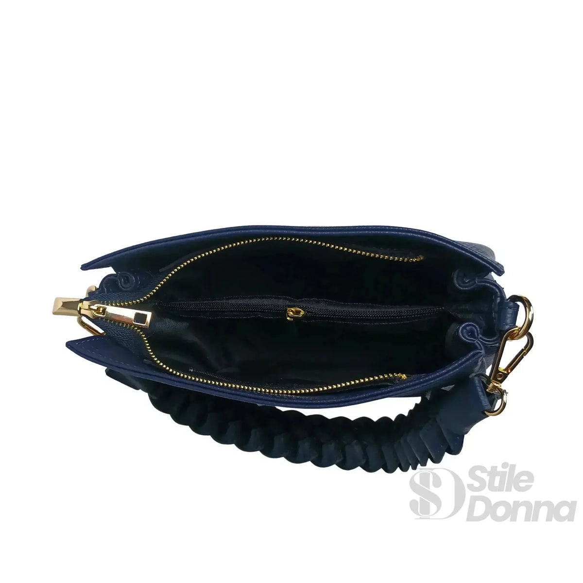 Bolso de hombro Amora de cuero auténtico