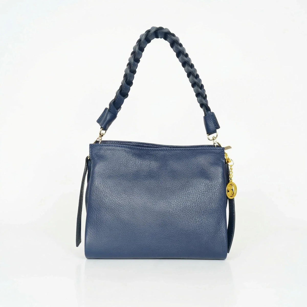 Bolso de hombro Amora de cuero auténtico