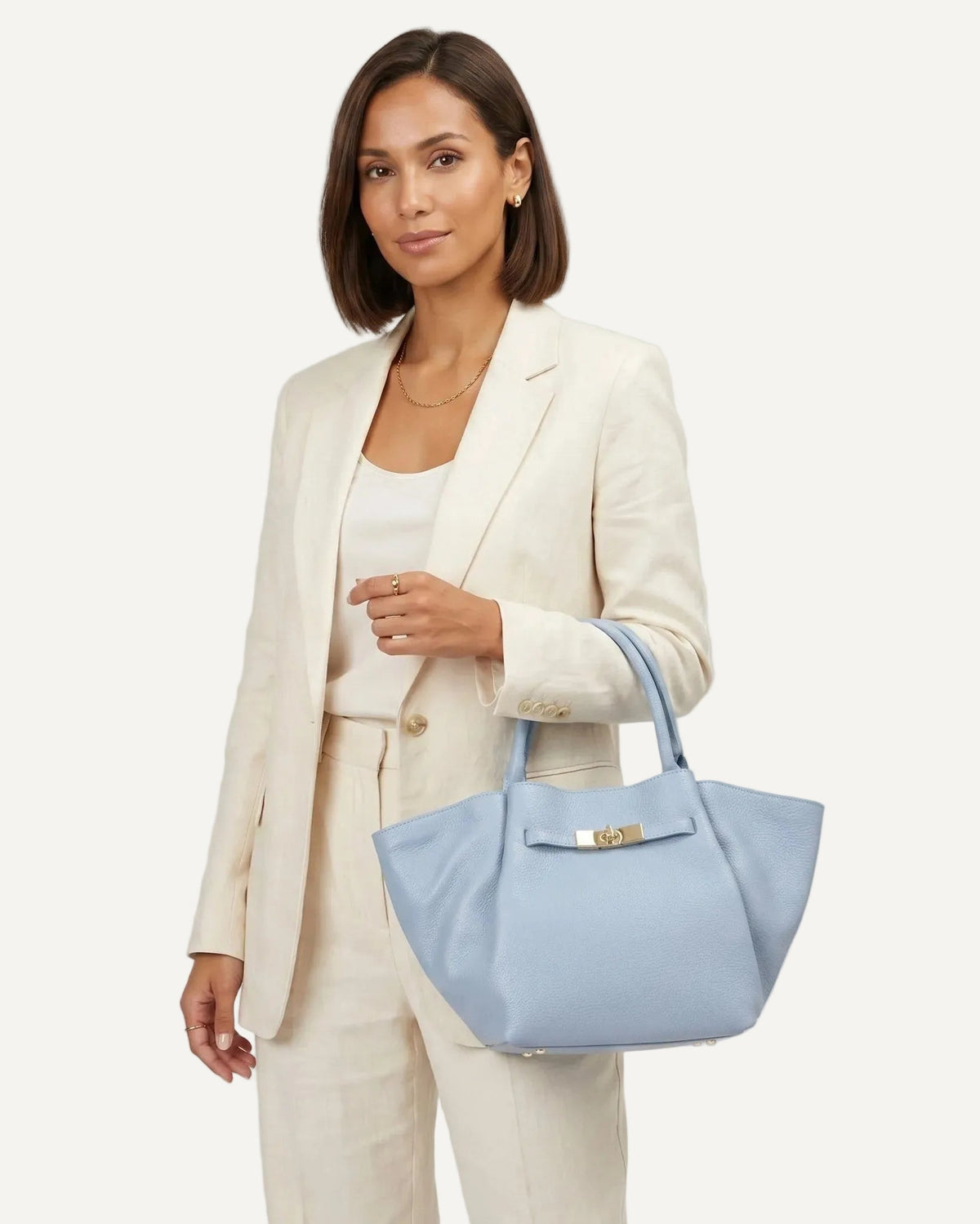 Azura Tote-Tasche aus echtem Leder