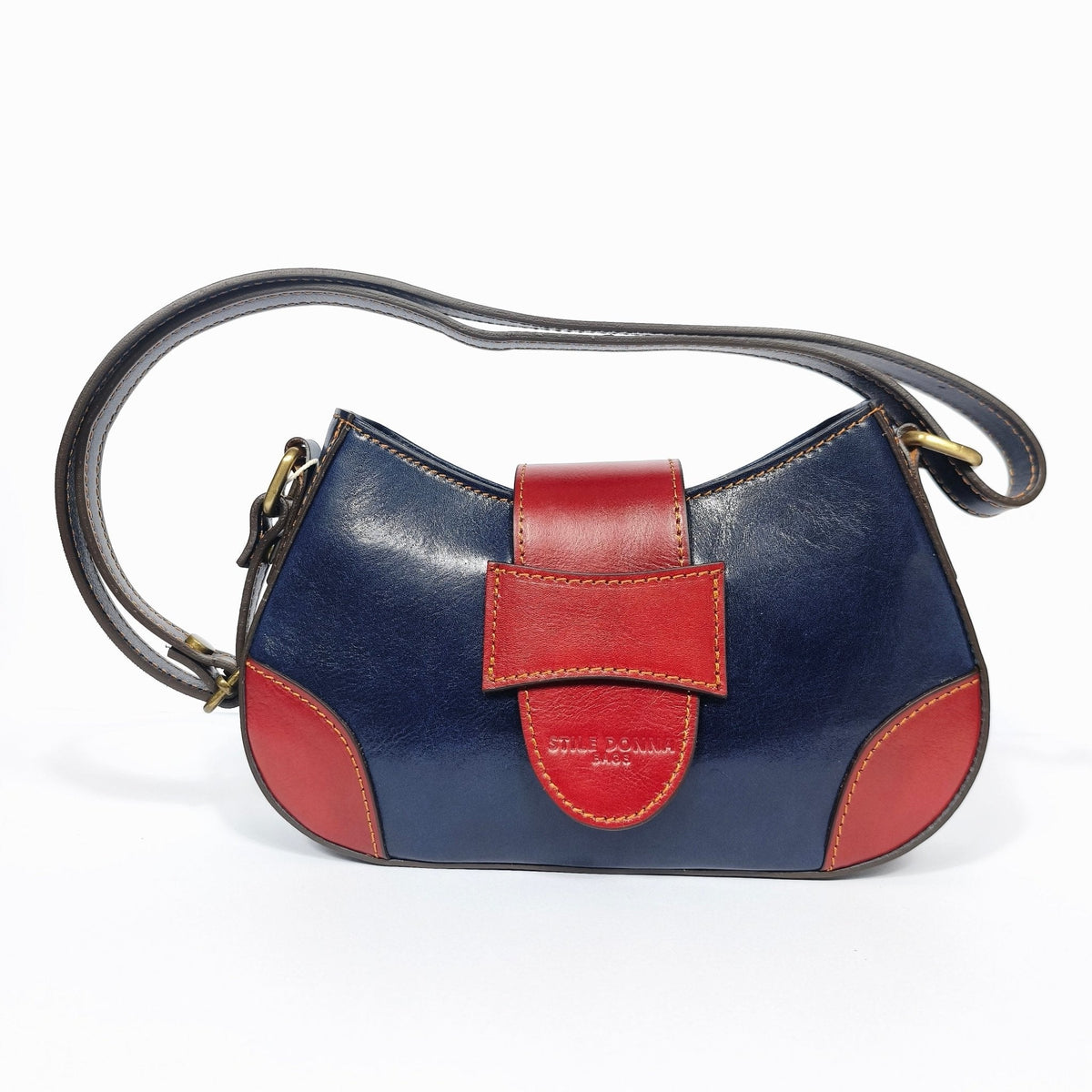 Aurora Bolsa Tiracolo de Couro Legítimo