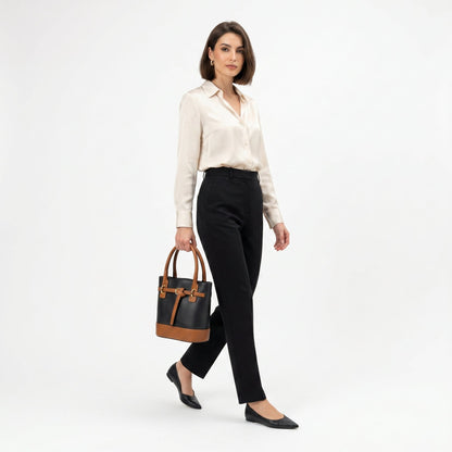 Bucky Borsa in Vera Pelle