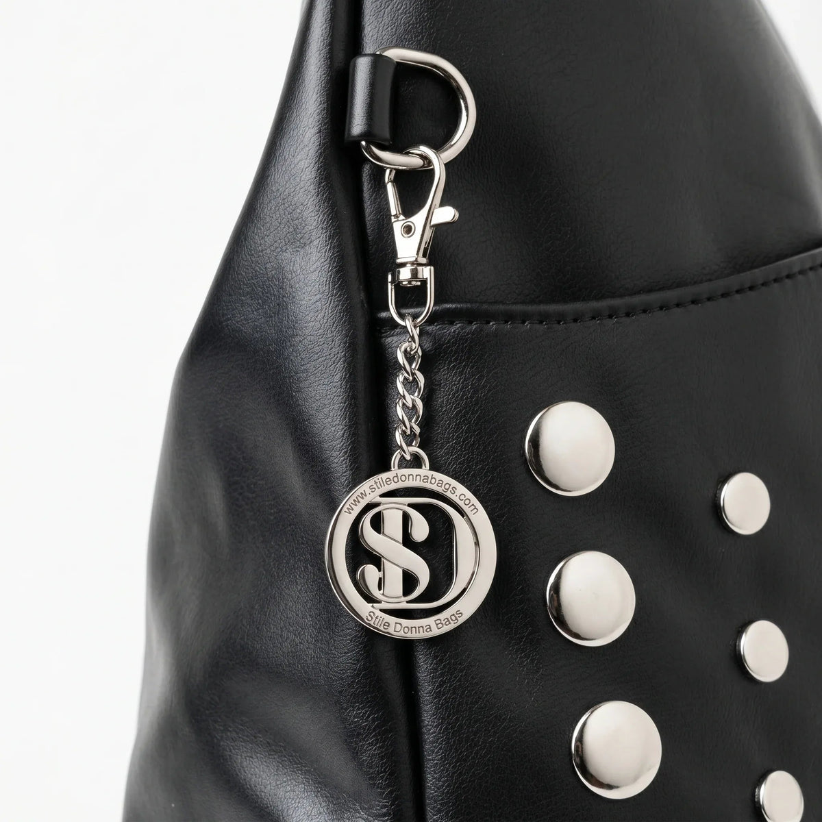 Silver Dot Borsa Grande in Ecopelle
