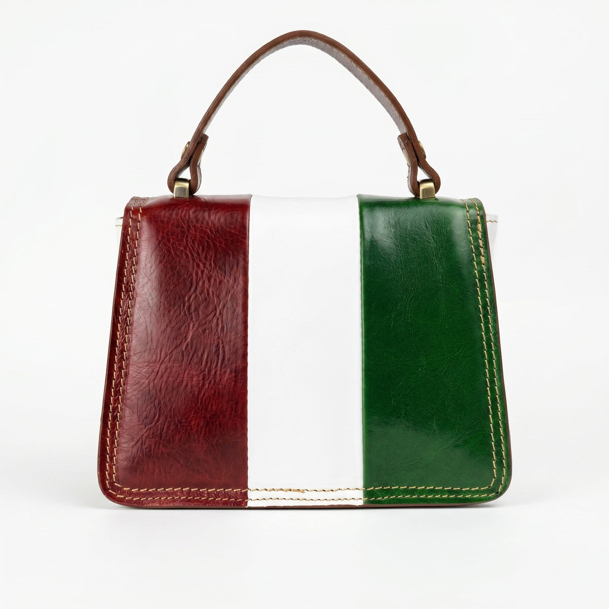 Torre Mini Borsa in Vera Pelle