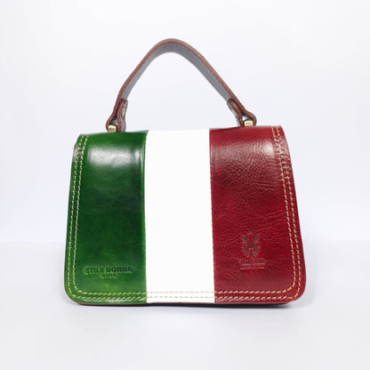 Torre Mini Borsa in Vera Pelle