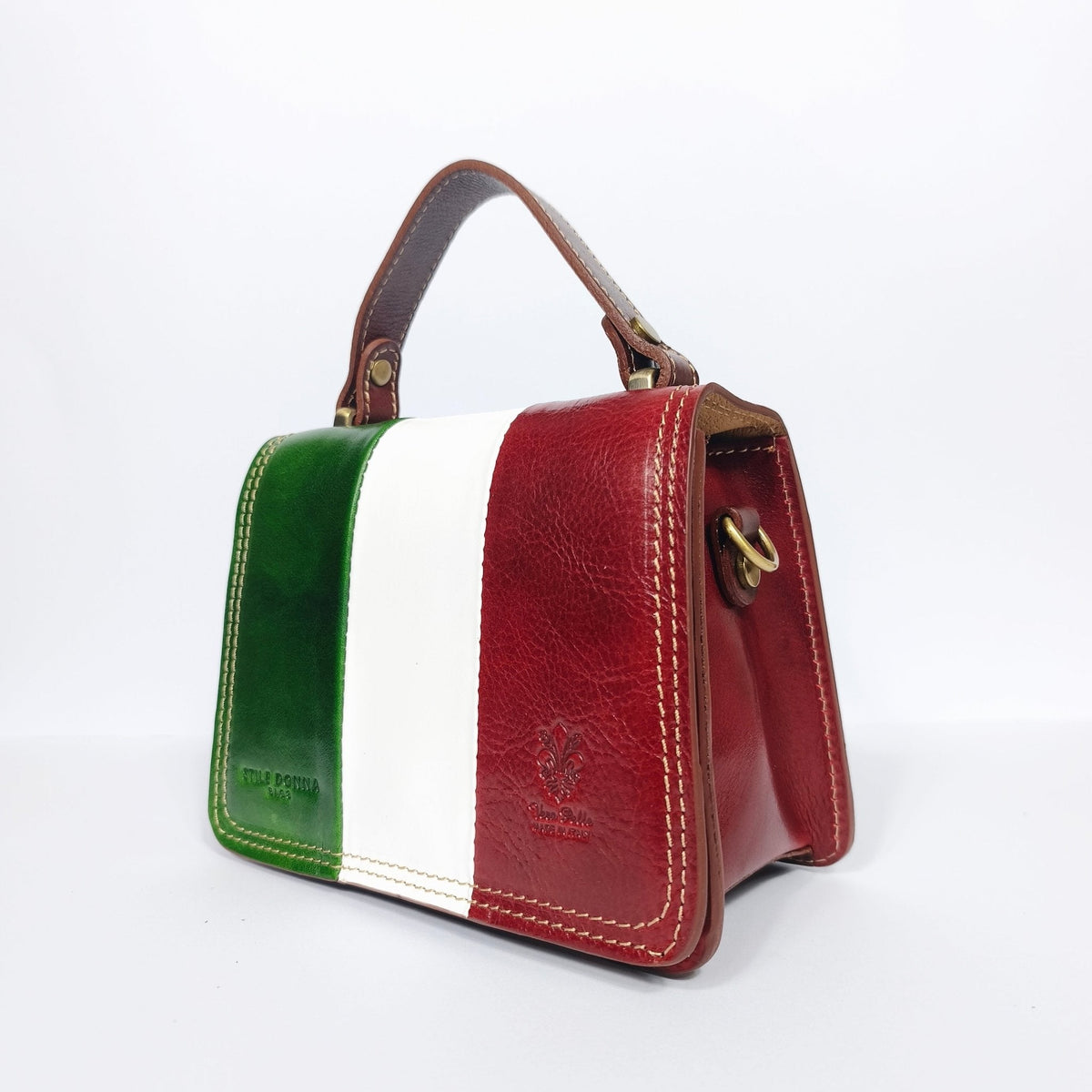 Torre Mini Borsa in Vera Pelle