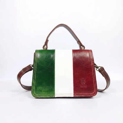 Torre Mini Borsa in Vera Pelle
