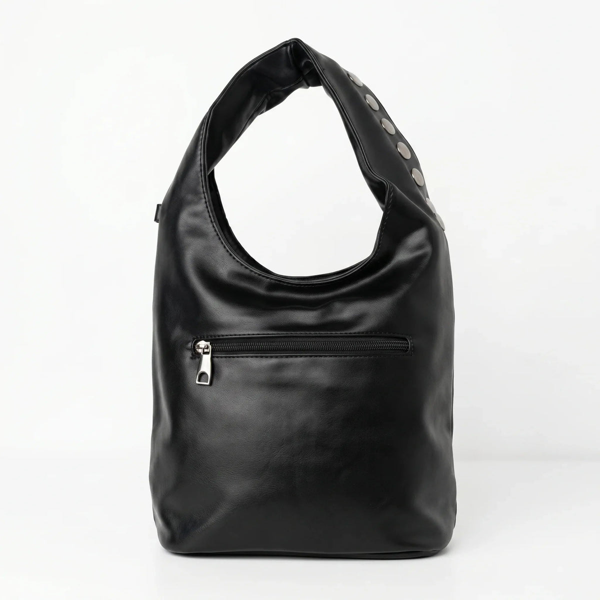 Silver Dot mittelgroße Tasche aus Kunstleder