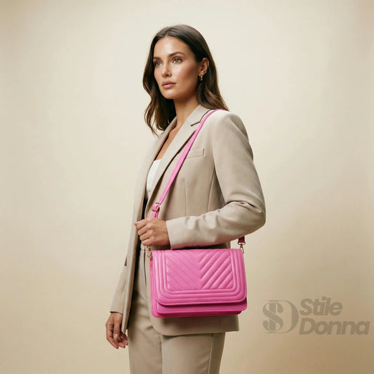 Triangle-Quilted Bag