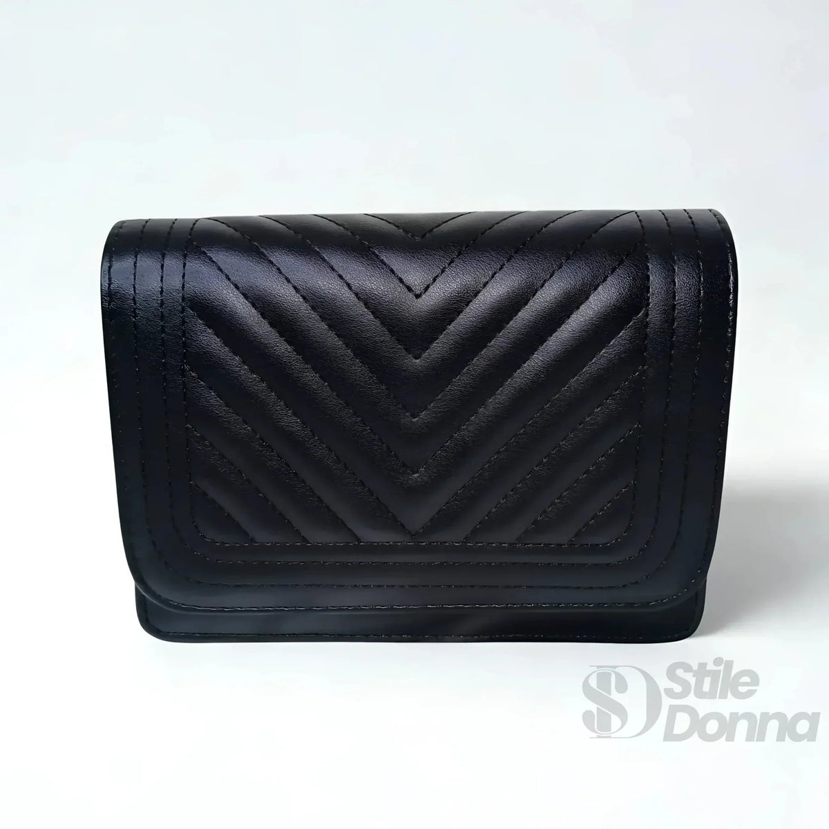 Bolsa Matelassê com Triângulos
