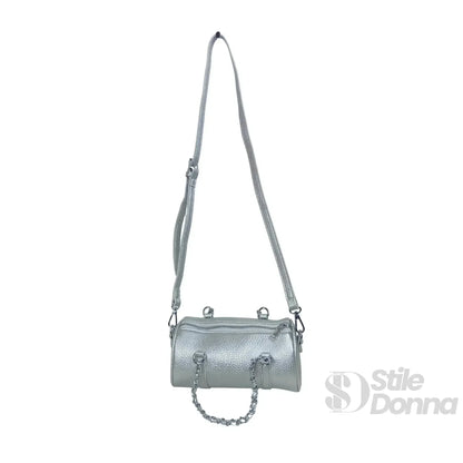 Borsa a Cilindro con Doppio Manico
