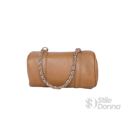 Borsa a Cilindro con Doppio Manico