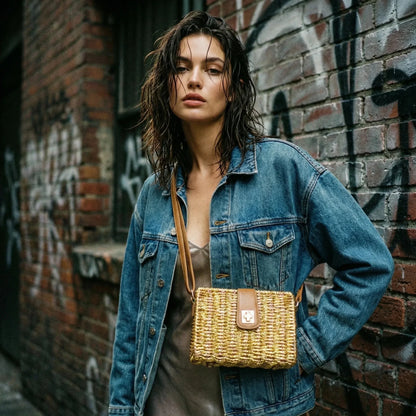 Natural Straw Handbag