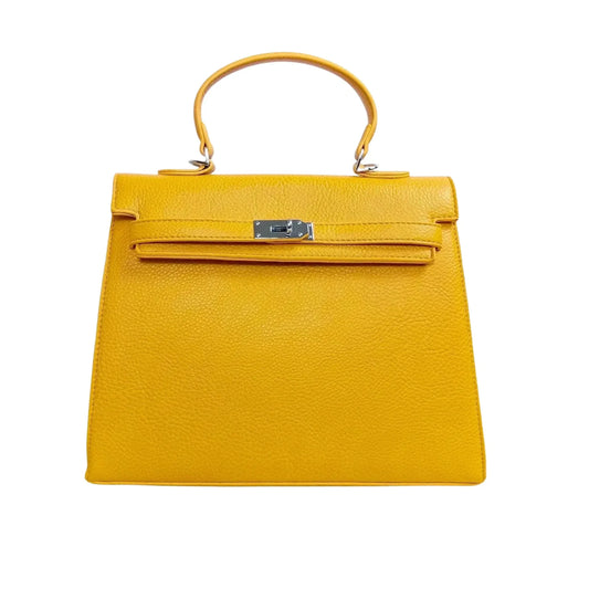 Handbag with Silver Details