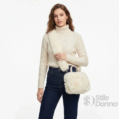 Faux Fur Handbag