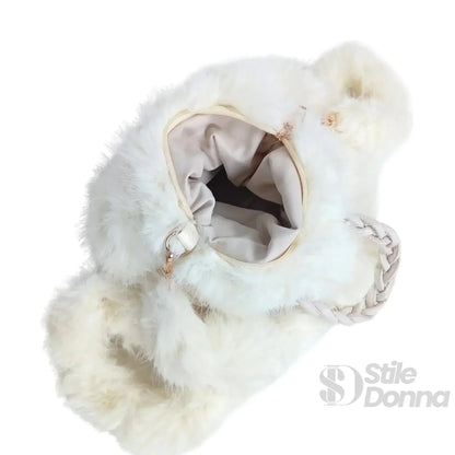 Faux Fur Handbag