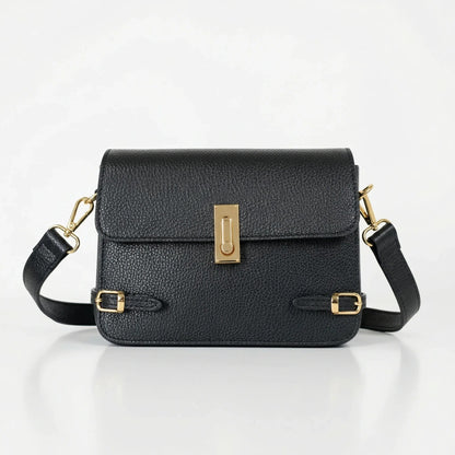 Sac à bandoulière Buckle Up en cuir véritable