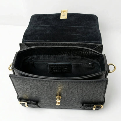 Sac à bandoulière Buckle Up en cuir véritable