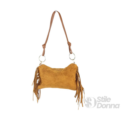 Camilla Boho Suede Bag with Fringes