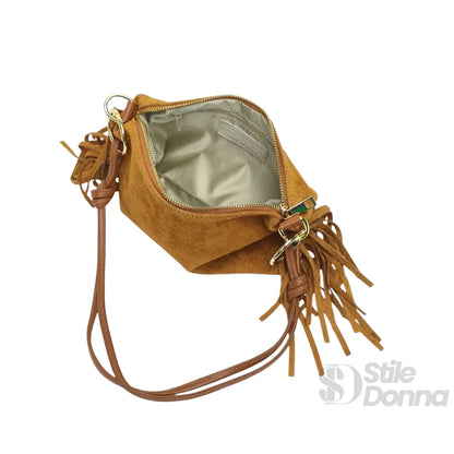 Camilla Boho Suede Bag with Fringes