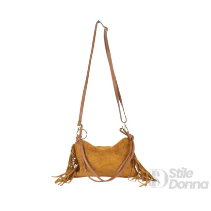 Camilla Boho Suede Bag with Fringes