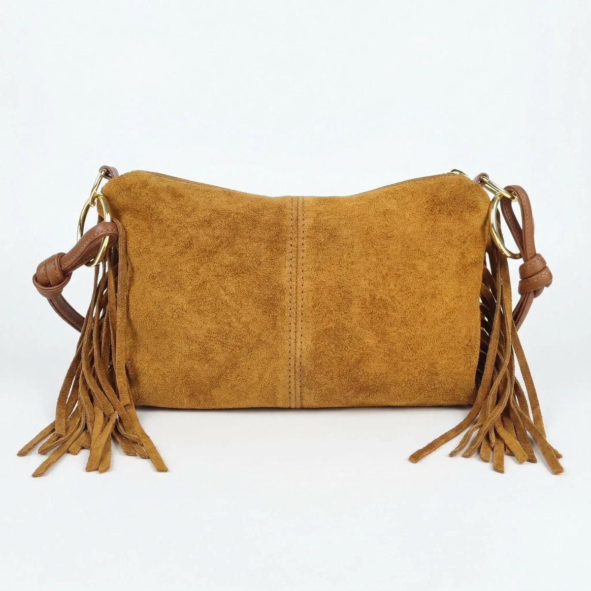 Camilla Boho Suede Bag with Fringes